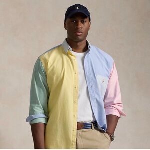 Ralph Lauren Multicolor classic fit Men's Button Down Shirt size 3XB